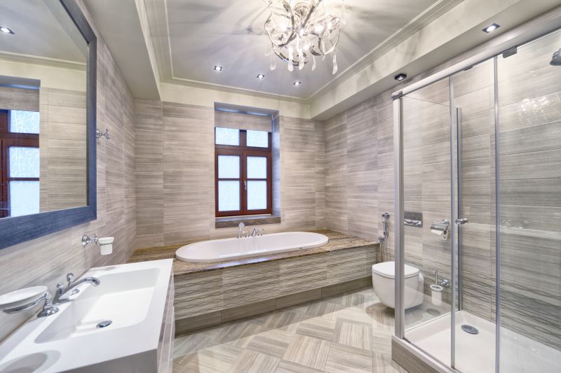 Bathroom with luxurious features